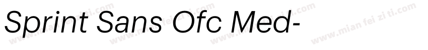Sprint Sans Ofc Med字体转换